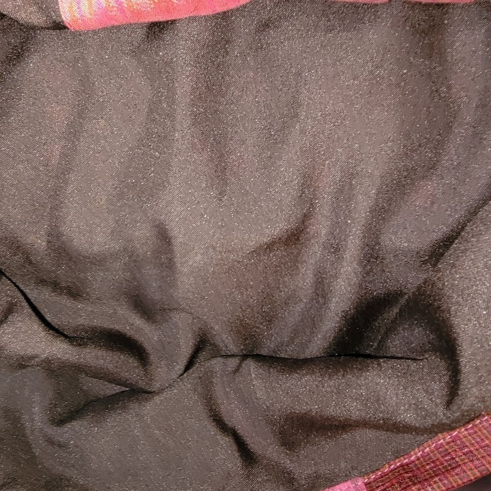 Thai Silk Mandarin collar patchwork jacket size L… - image 6